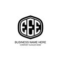EEE logo, creative logo design, brand identity solutions, innovative design services, professional branding Royalty Free Stock Photo