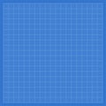 Blueprint graph paper background. grid background with empty space on blue backdrop. notebook pattern, school math sheet Royalty Free Stock Photo