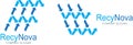 Arrow Direction Symbols Set Business Flow Icons. Royalty Free Stock Photo
