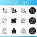 Web analytics icons set