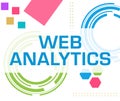 Web Analytics Colorful Technology Background Text