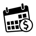 annuity icon concept Royalty Free Stock Photo