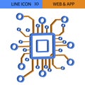 Web app 3d vector icon Royalty Free Stock Photo