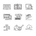 Web and app development, programming Royalty Free Stock Photo