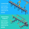 Web banner automated conveyor