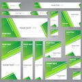 Web Banner Design Template Vector Set Royalty Free Stock Photo