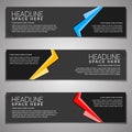 web banner label header footer presentation horizontal background for modern business office corporate template