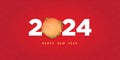 Web Banner for The new year 2024 with Burger