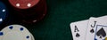 web banner poker game table, ace and jack blackjack