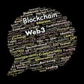 Web3 and Blockchain Word Cloud