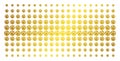 Web Browser Golden Halftone Array Royalty Free Stock Photo