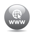 Web browser icon button