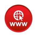 Web browser icon button