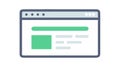 Web Browser Window Icon for Internet Online Content, vector design Generative AI Royalty Free Stock Photo