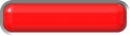 Web button 3d - red glossy realistic with metal frame, easy to expand Royalty Free Stock Photo