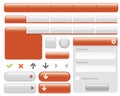 Web button elements set