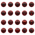 web button set. Vector illustration decorative design