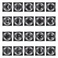 web button set. Vector illustration decorative design