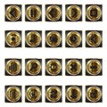 web button set. Vector illustration decorative design