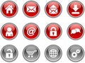 Web buttons. Royalty Free Stock Photo