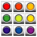 Web buttons Royalty Free Stock Photo