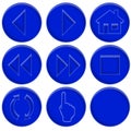 web buttons Royalty Free Stock Photo
