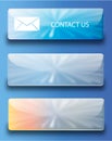 Web buttons contact us Royalty Free Stock Photo