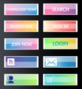 Web buttons Royalty Free Stock Photo