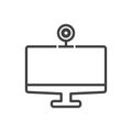Web Cam Computer Icon Royalty Free Stock Photo