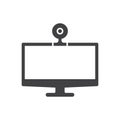 Web Cam Computer Icon Royalty Free Stock Photo