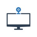 Web Cam Computer Icon Royalty Free Stock Photo
