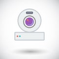 Web cam icon. Royalty Free Stock Photo