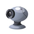 web camera cartoon vector illustration Royalty Free Stock Photo