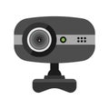 Web camera vector illustration on white