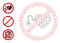 Web Carcass Forbidden Pacemaker Vector Icon and Bonus Icons