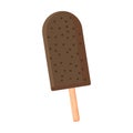 Chocolate Ice Cream Stick Icon Royalty Free Stock Photo