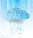 Web cloud technology business abstract background. Vector Royalty Free Stock Photo