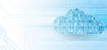 Web cloud technology business abstract background. Vector Royalty Free Stock Photo