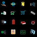 Web and Computing Icons Series Set Royalty Free Stock Photo