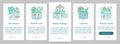 Web consulting onboarding mobile app page screen vector template Royalty Free Stock Photo