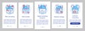 Web consulting onboarding mobile app page screen vector template Royalty Free Stock Photo