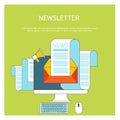 Web contact and business newsletter