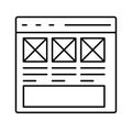 Web container Vector icon which can easily modify or edit . Royalty Free Stock Photo