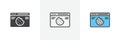 Web Cookies icon vector set on white background