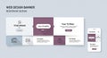 Web design banner showcasing responsive design Royalty Free Stock Photo