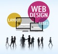 Web Design Content Creative Website Responsive Concept Royalty Free Stock Photo