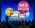 Web Design Content Creative Website Responsive Concept Royalty Free Stock Photo
