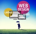 Web Design Content Creative Website Responsive Concept Royalty Free Stock Photo