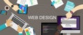 Web Design Content Creative Website Responsive Royalty Free Stock Photo