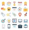 Web Design and Development Isolated Vector Icons Set that can be easily modified or edit Royalty Free Stock Photo